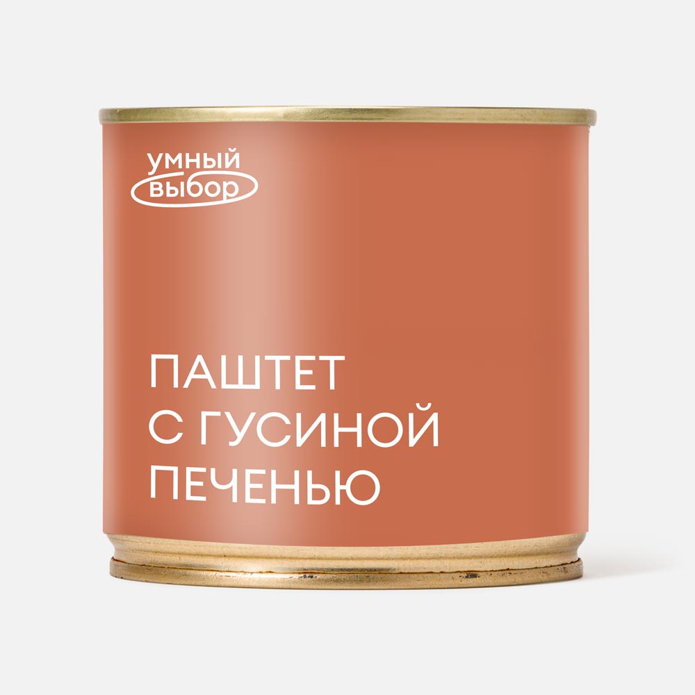 

Паштет Умный выбор с гусиной печенью, 250 г