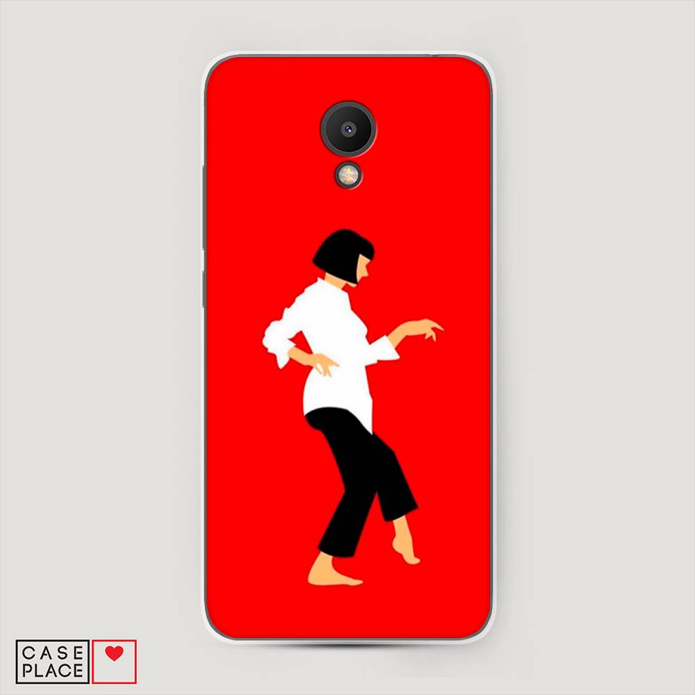 

Чехол Awog на Meizu M6S "Криминальное чтиво 1", Красный;белый;черный, 72450-7