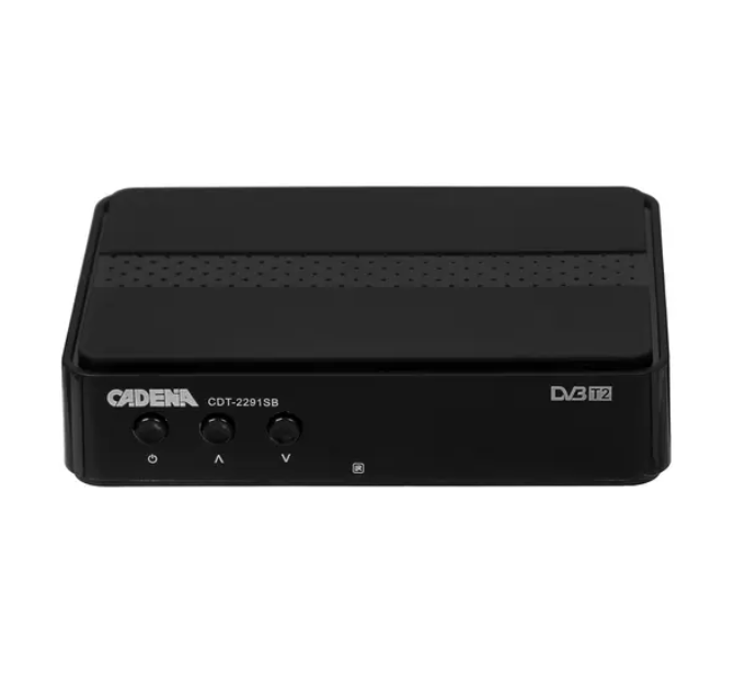 

DVB-T2 приставка CADENA CDT-2291SB H00001105 Black, CDT-2291SB