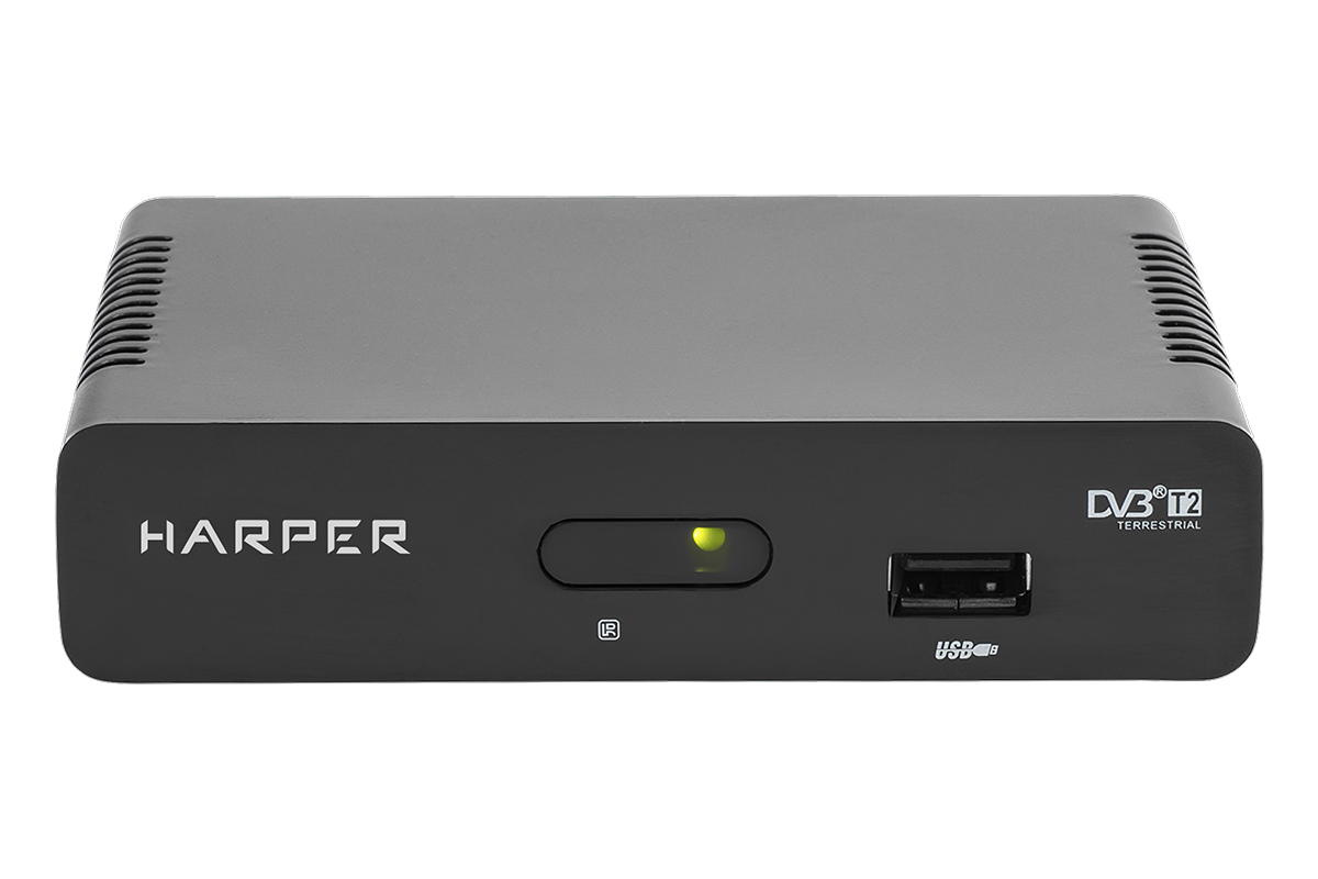 

DVB-T2 приставка HARPER HDT2-1108 1392696 Black, HDT2-1108