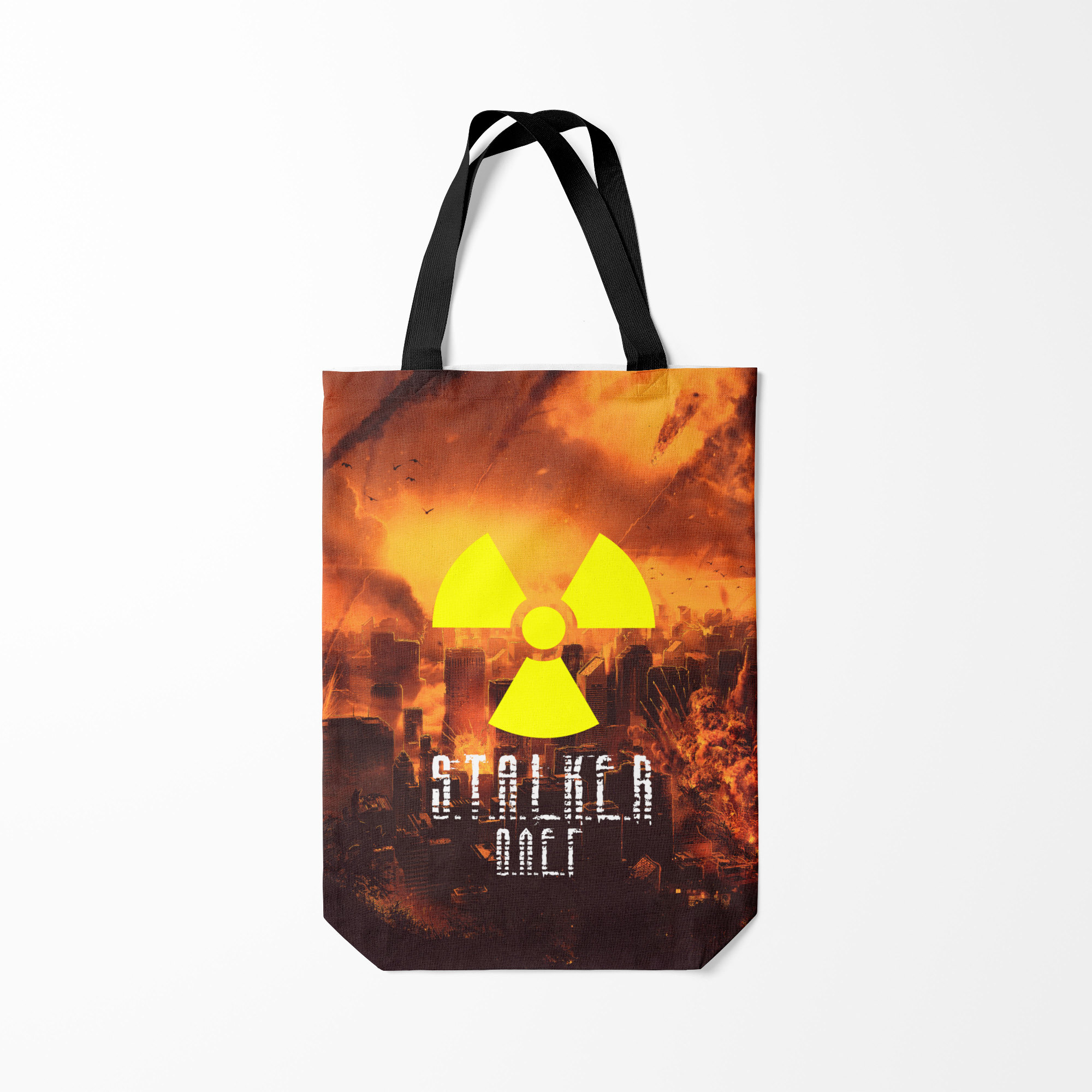 

Сумка шoппер унисекс Burnettie S T A L K E R Олег, оранжевый, S T A L K E R Олег