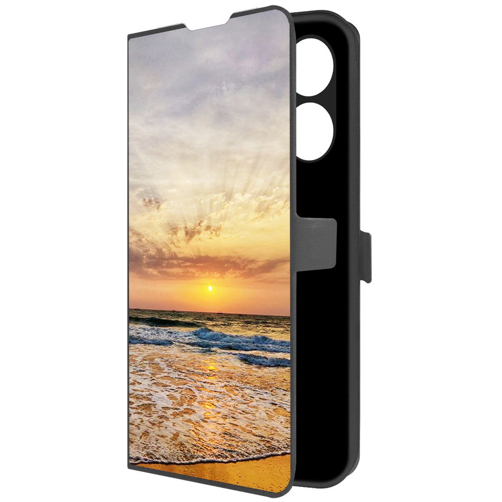 

Чехол-книжка Krutoff Eco Book для TECNO Pova 5 Индия, Пляжи Гоа (черный)