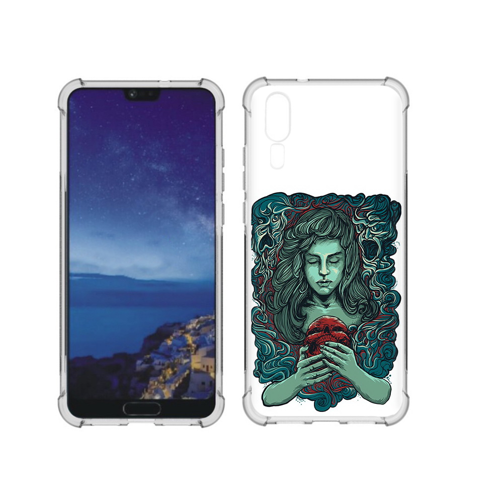

Чехол MyPads Tocco для Huawei P20 спящая девушка (PT108006.52.619), Прозрачный, Tocco