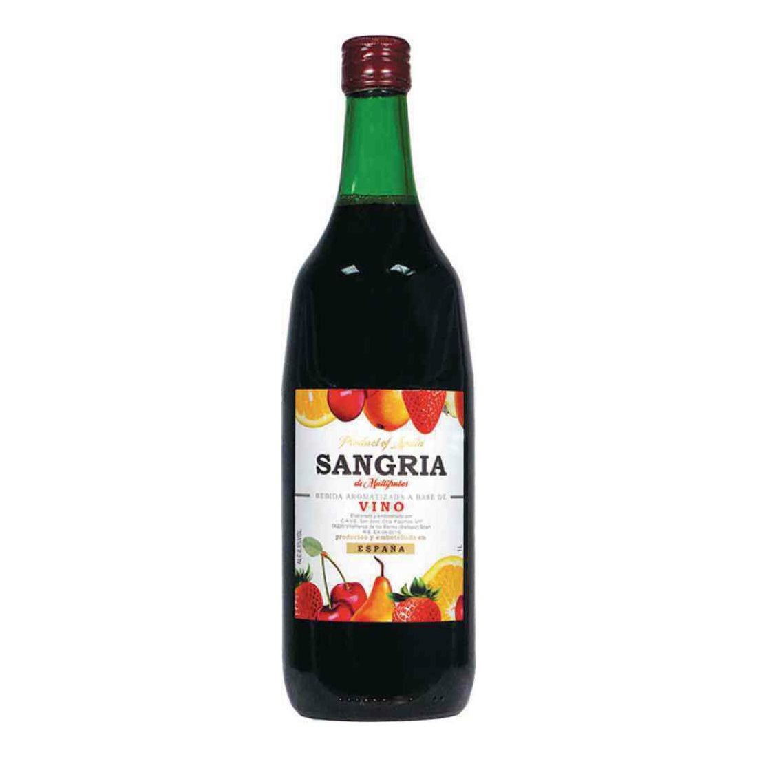 

Виноградосодержащий напиток Sangria на основе красного сладкого вина 1 л Испания