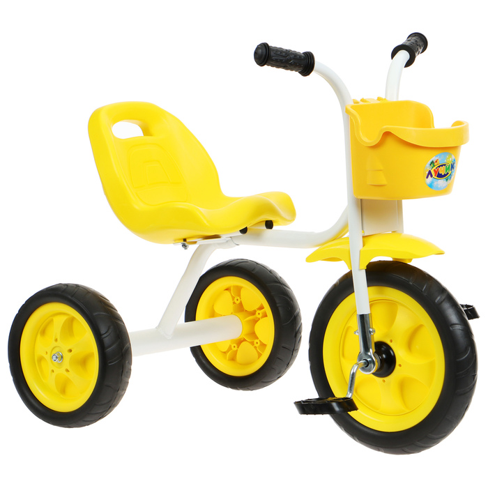 

Велосипед трёхколёсный Лучик trike 4 цвет жёлтый