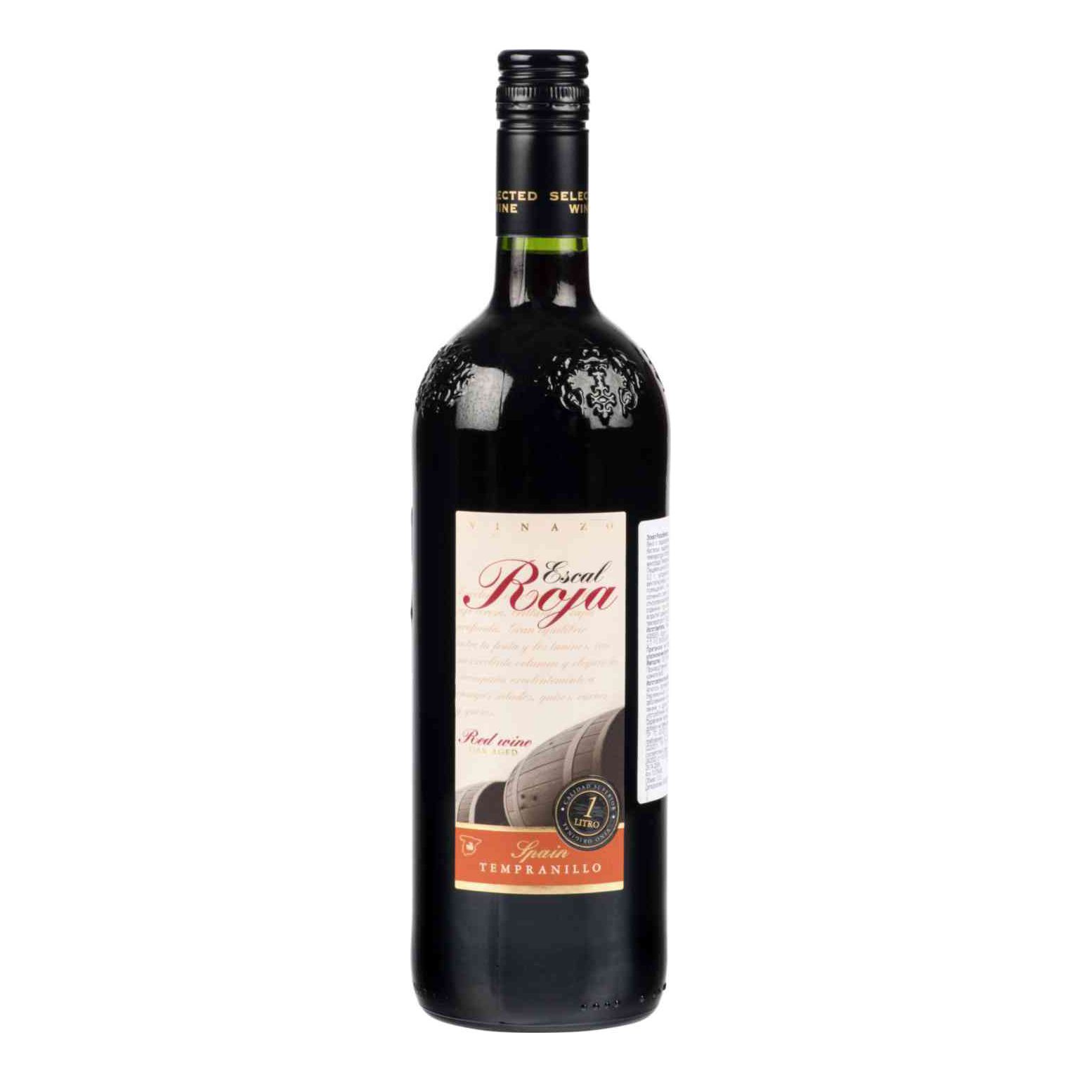 

Вино Escal Roja Tempranillo красное сухое 1 л Испания