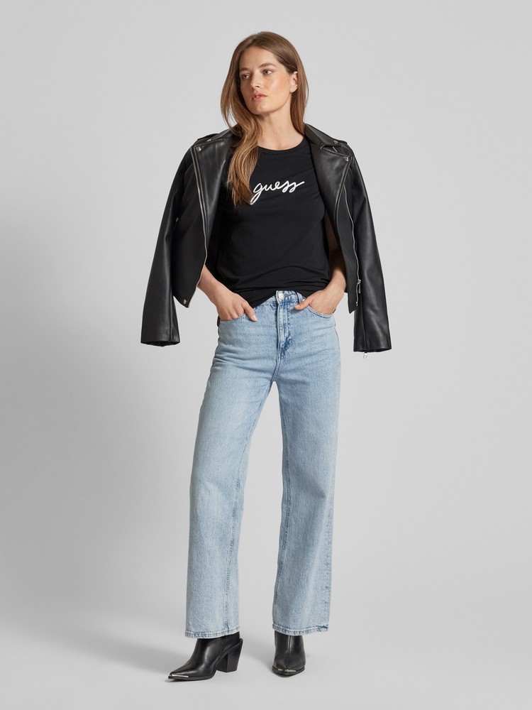 

Футболка женская Guess 1922301 черная L, Черный, 1922301