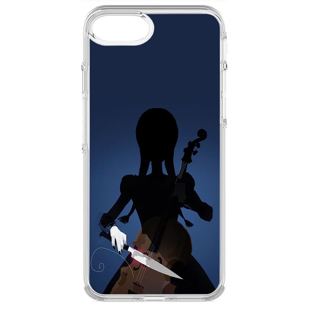 

Чехол-накладка Krutoff Clear Case Уэнсдей Аддамс - Тизер для iPhone 6S, Прозрачный