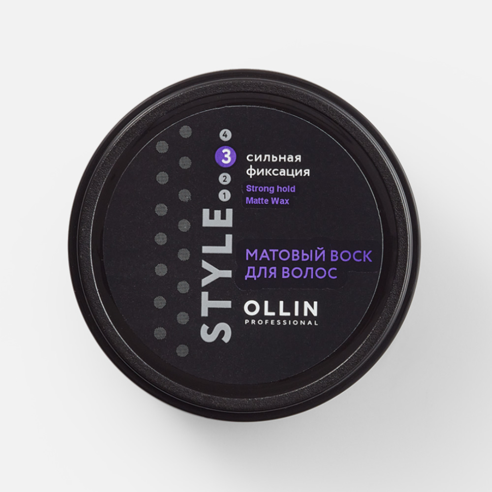 Воск для волос OLLIN Professional Strong Hold Matte Wax матовый, сильной фиксации 50 г