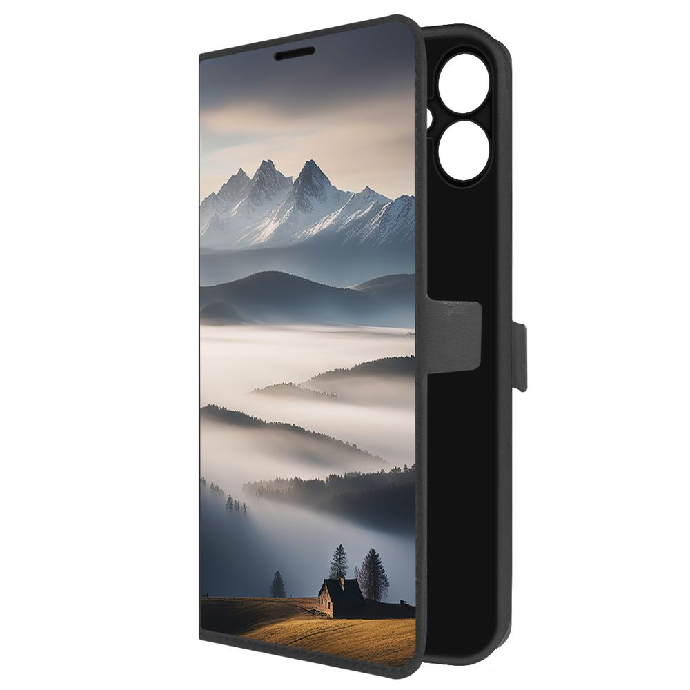 

Чехол-книжка Krutoff Eco Book для Samsung Galaxy A06 (A065) Туман (черный)