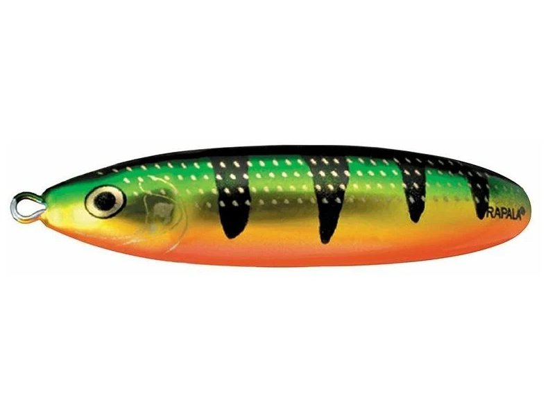 Блесна незацепляющаяся Rapala Minnow Spoon RMS10 цвет FLP