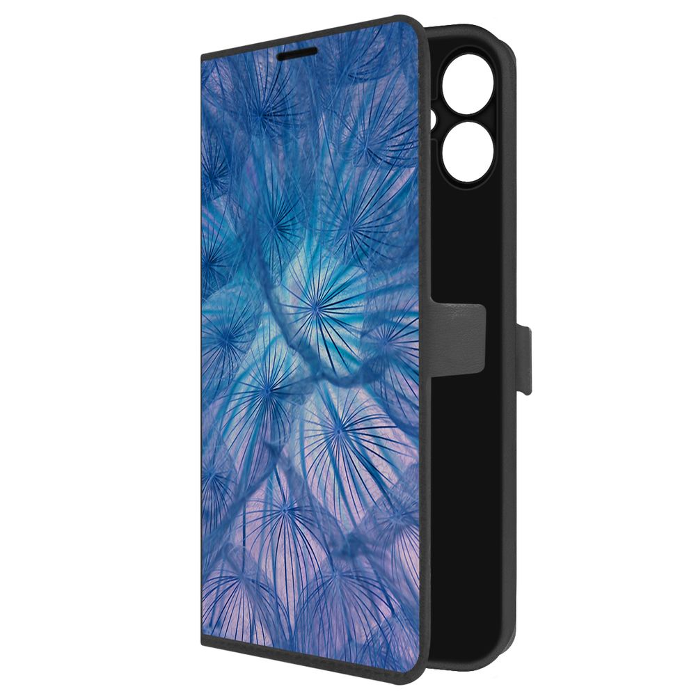 

Чехол-книжка Krutoff Eco Book для Samsung Galaxy A06 (A065) Синий одуванчик (черный)