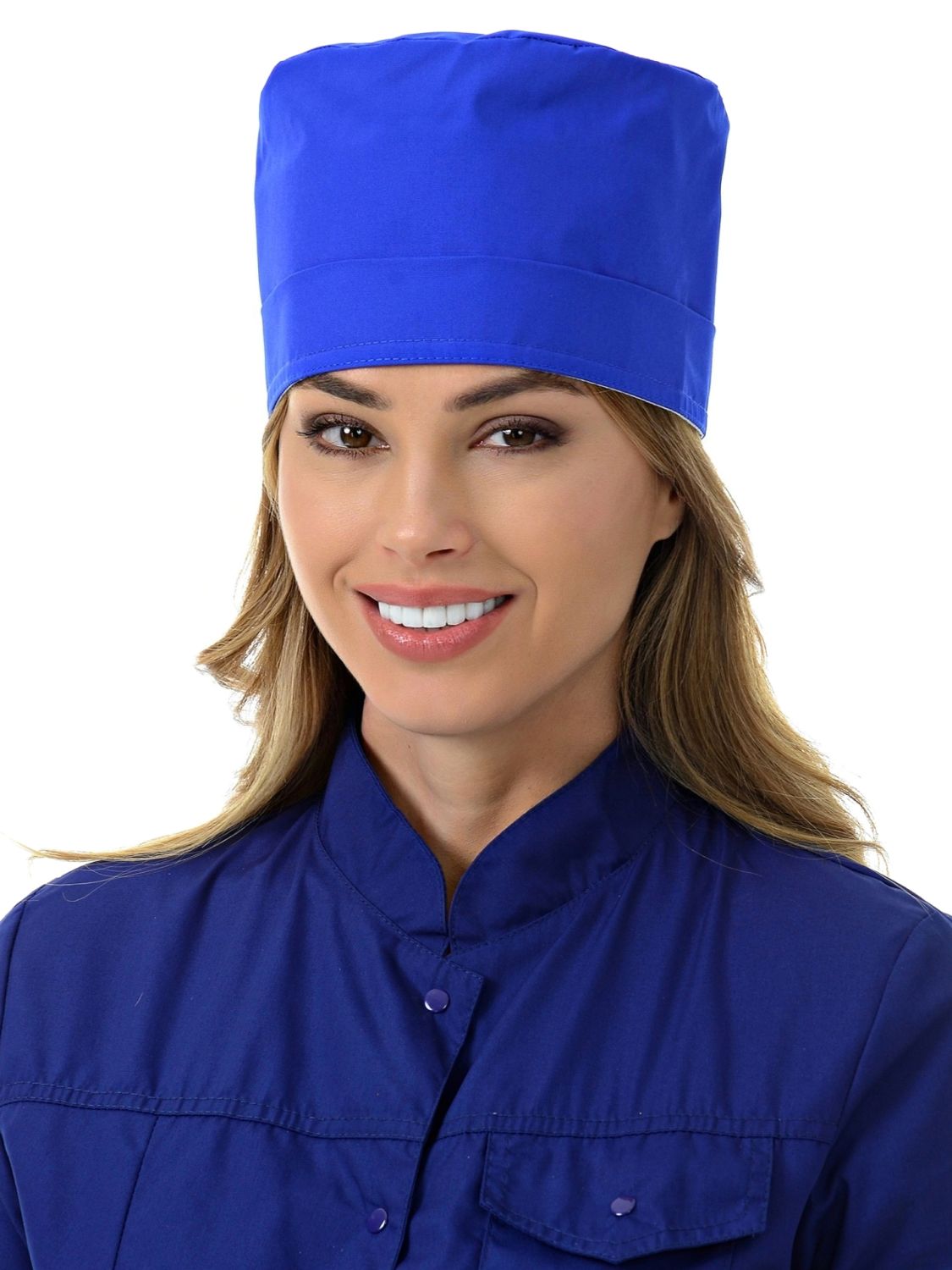 

Шапочка медицинская женская MedicalWear 711 синяя 56-62 RU, 711