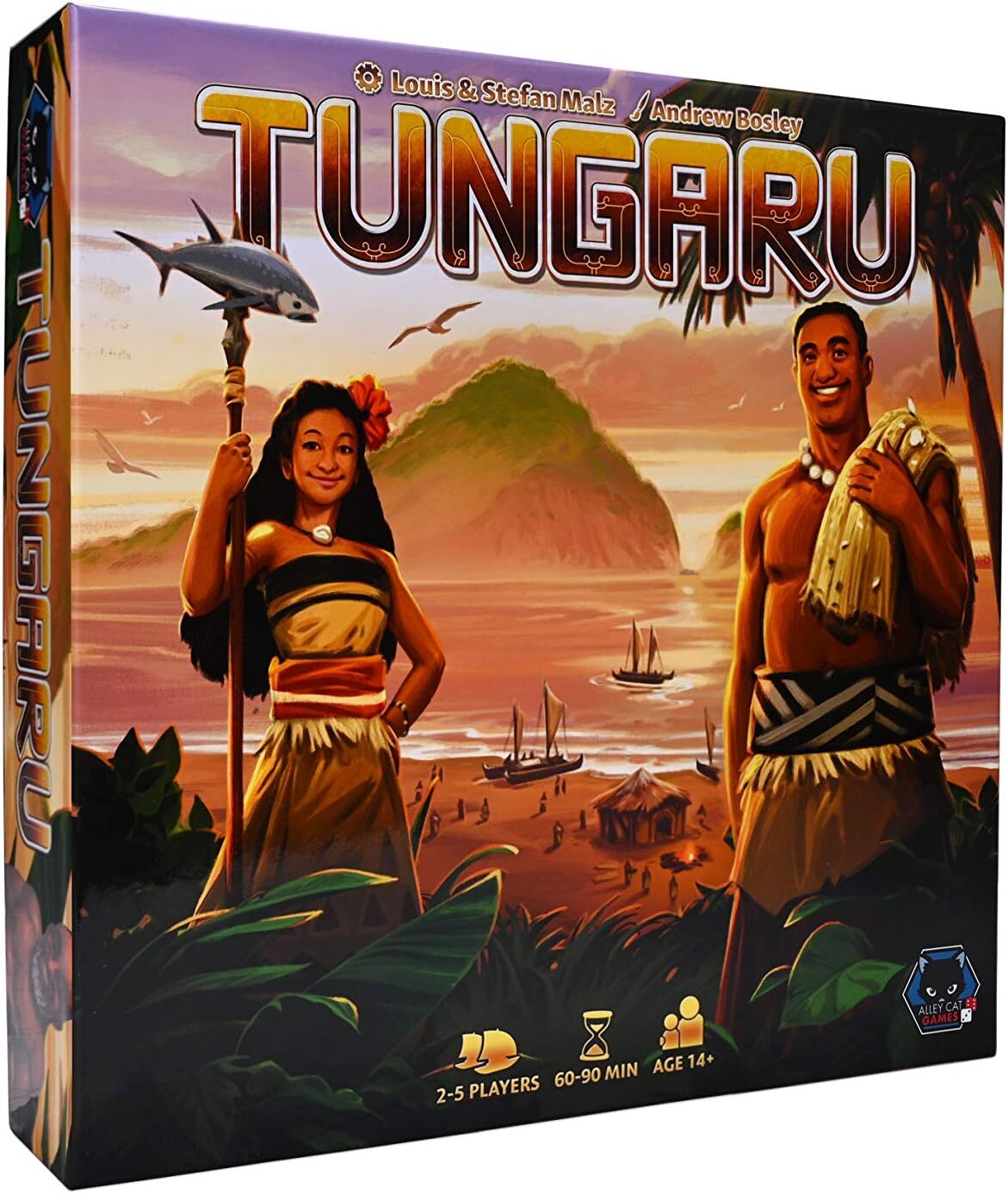 Настольная игра Alley Cat Games Tungaru ACG021 на английском языке настольная игра tabula games volfyirion tbgb0200 на английском языке
