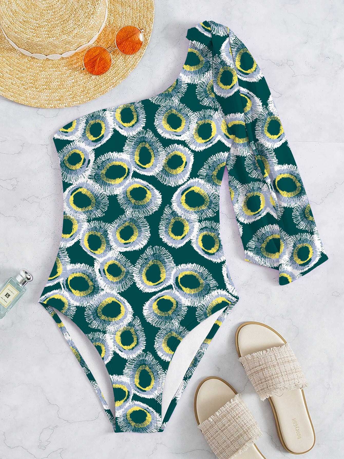 

Купальник слитный женский WASABI TREND WO-00037 зеленый M, WO-00037