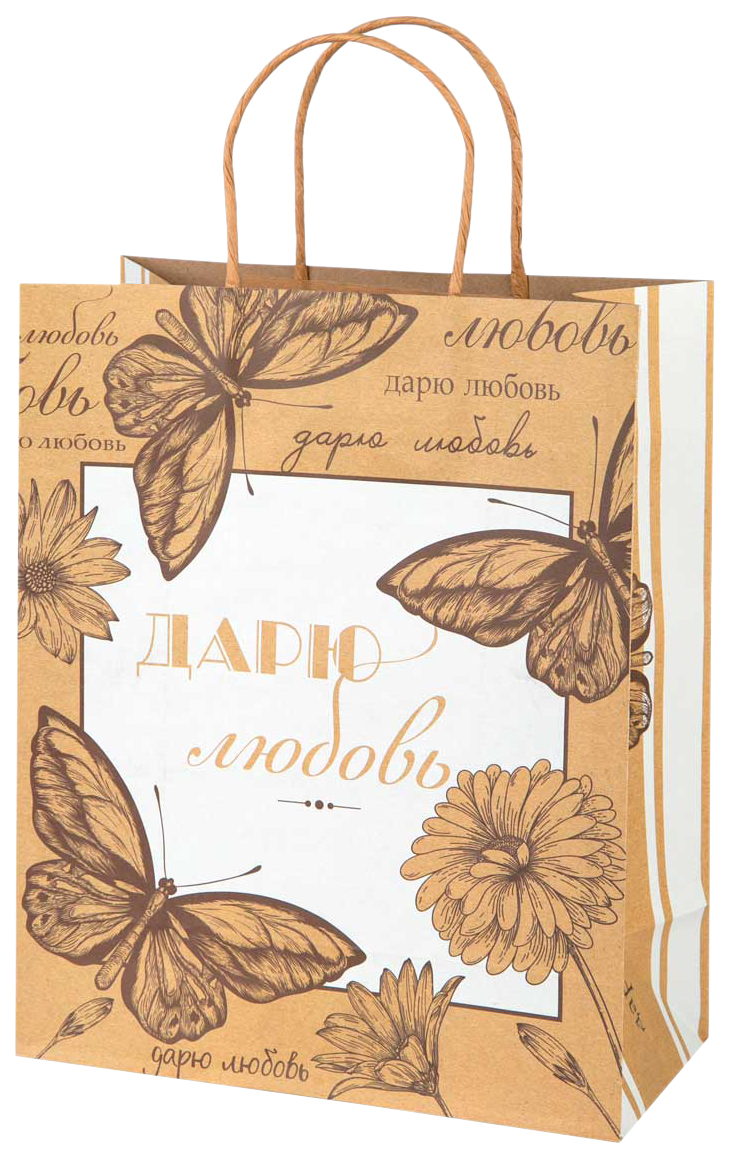 

Пакет подарочный Magic Pack Бабочки 81215 12,7 х 32,4 х 26 см