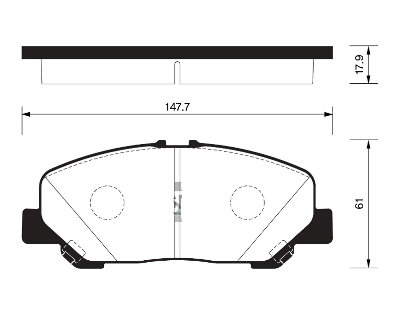 

SP2183_колодки дисковые передние! Toyota Previa 2.4/3.5 05>