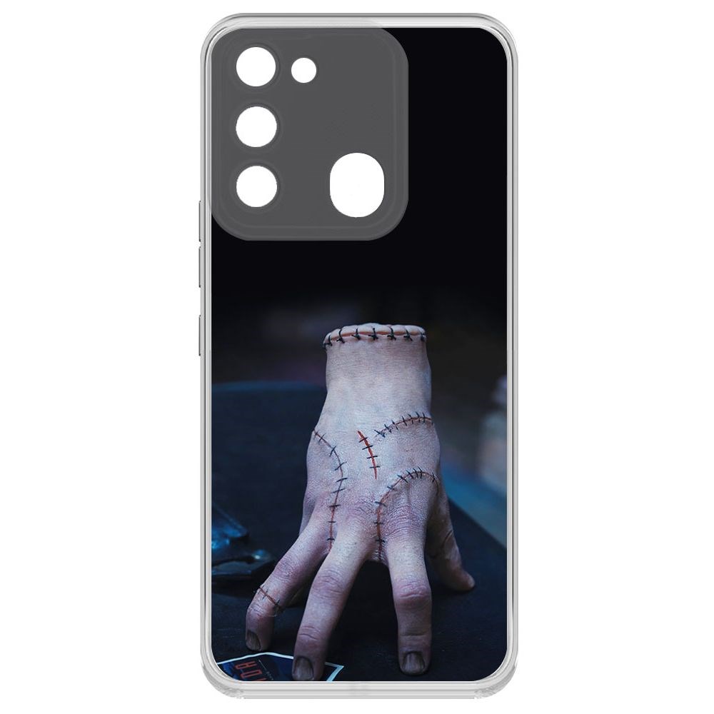 

Чехол-накладка Krutoff Clear Case Уэнсдей Аддамс - Вещь для TECNO Spark 8C, Прозрачный