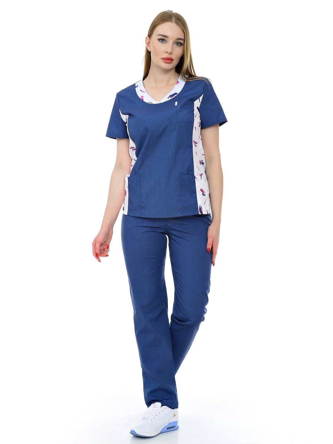 фото Костюм медицинский женский medicalwear магнолия 102 синий 42 ru