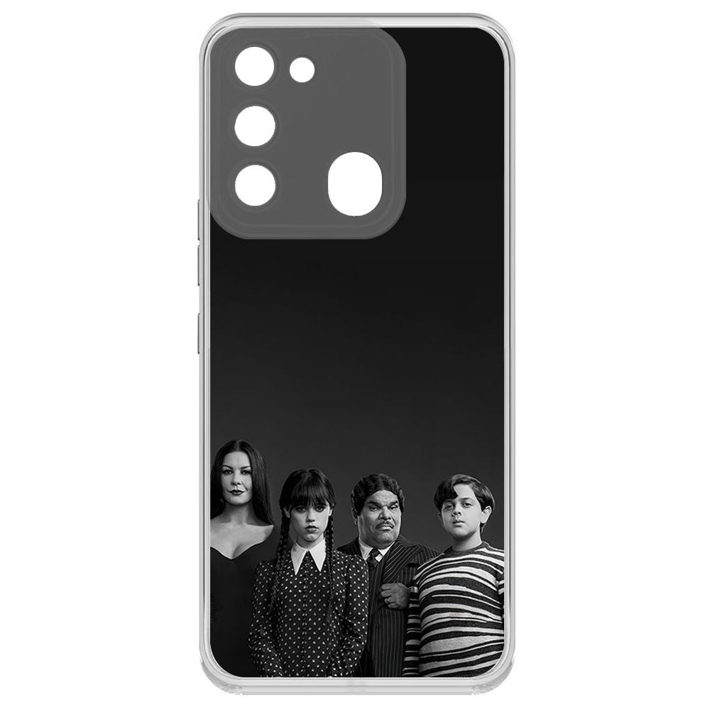 

Чехол-накладка Krutoff Clear Case Уэнсдей Аддамс - Семейка Аддамс для TECNO Spark 8C