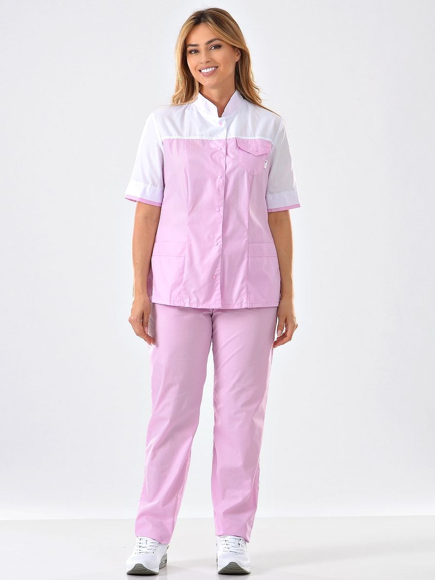 

Костюм медицинский женский MedicalWear Марго 107 розовый 40 RU, Марго 107