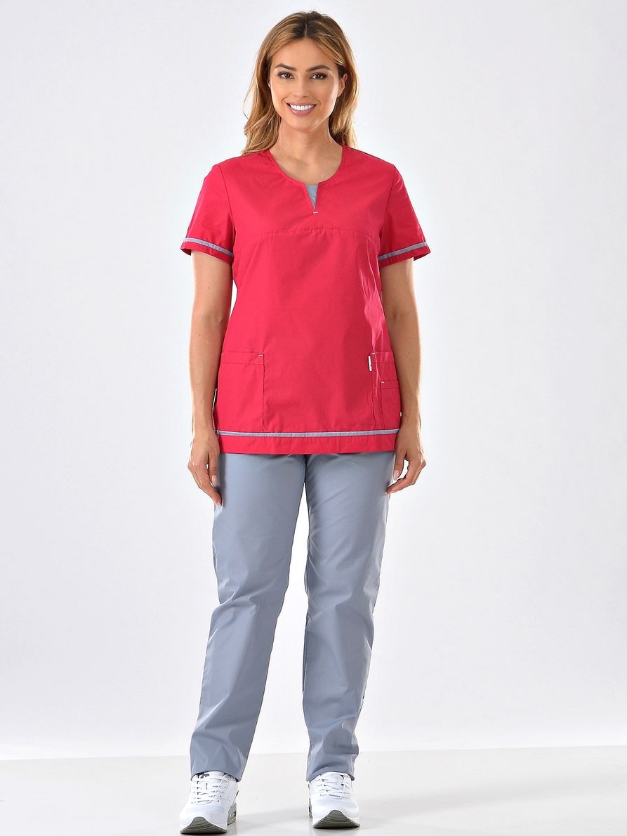 фото Костюм медицинский женский medicalwear дана 108 красный 44 ru