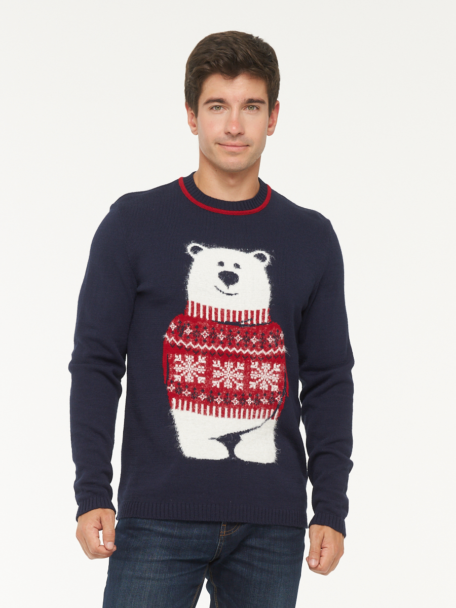 

Джемпер мужской 212-12234 VAY синий 54 RU, 212-12234