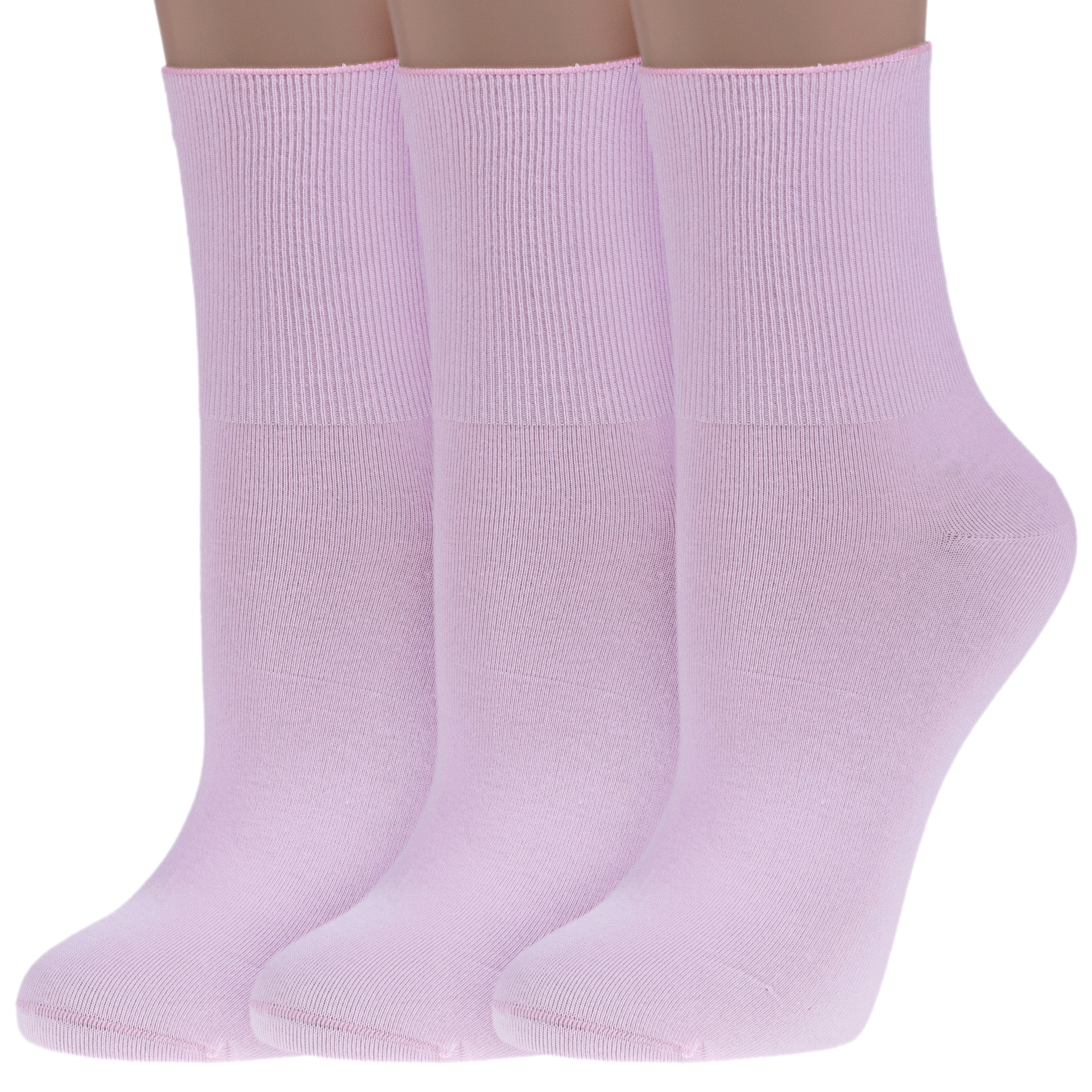 

Комплект носков женских Rusocks 3-Ж-1800 розовых 23-25, 3-Ж-1800