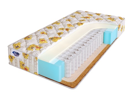

Матрас SkySleep 70 x 190 KIDDY Medium TFK, Разноцветный, KIDDY Medium TFK