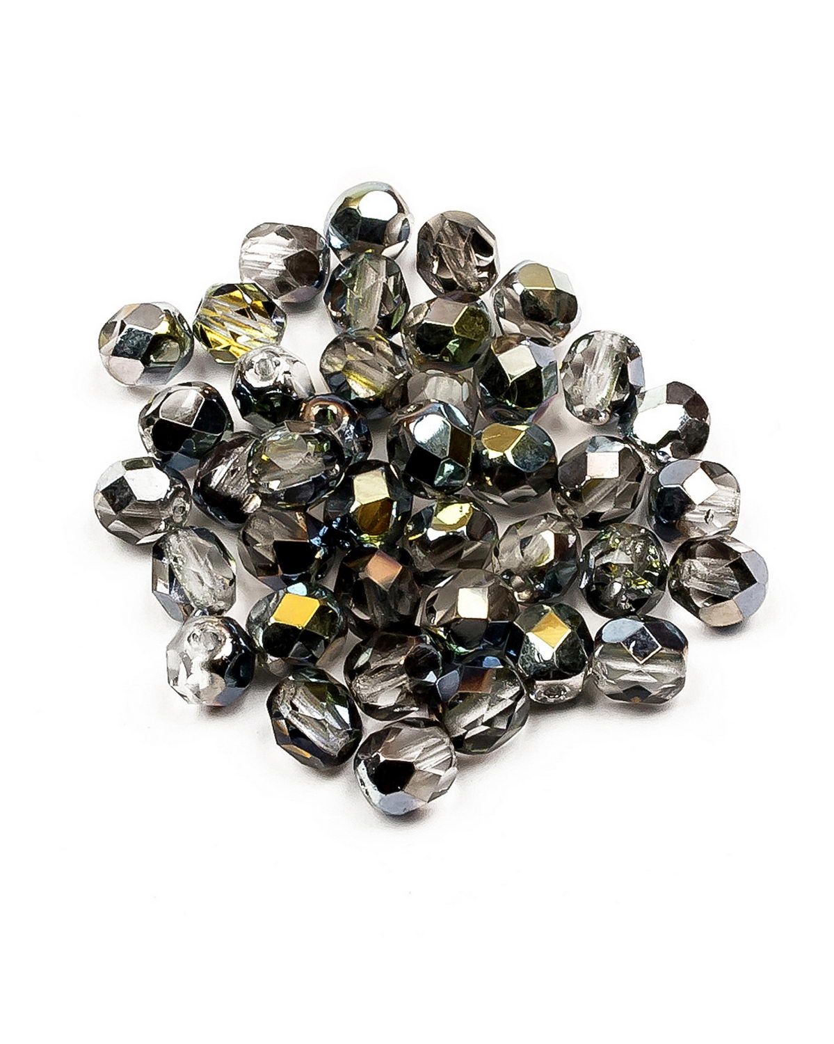 

Чешские бусины, Fire Polished Beads, ганеные, 6 мм, цвет: Crystal Marea, 40шт, Серебристый, FP-6