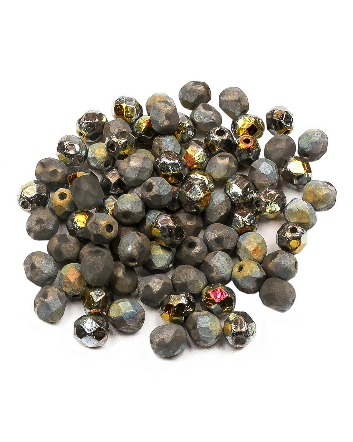 

Чешские бусины, Fire Polished Beads, ганеные, 6 мм Crystal Etched Marea Full, 80шт, Разноцветный, FP-6