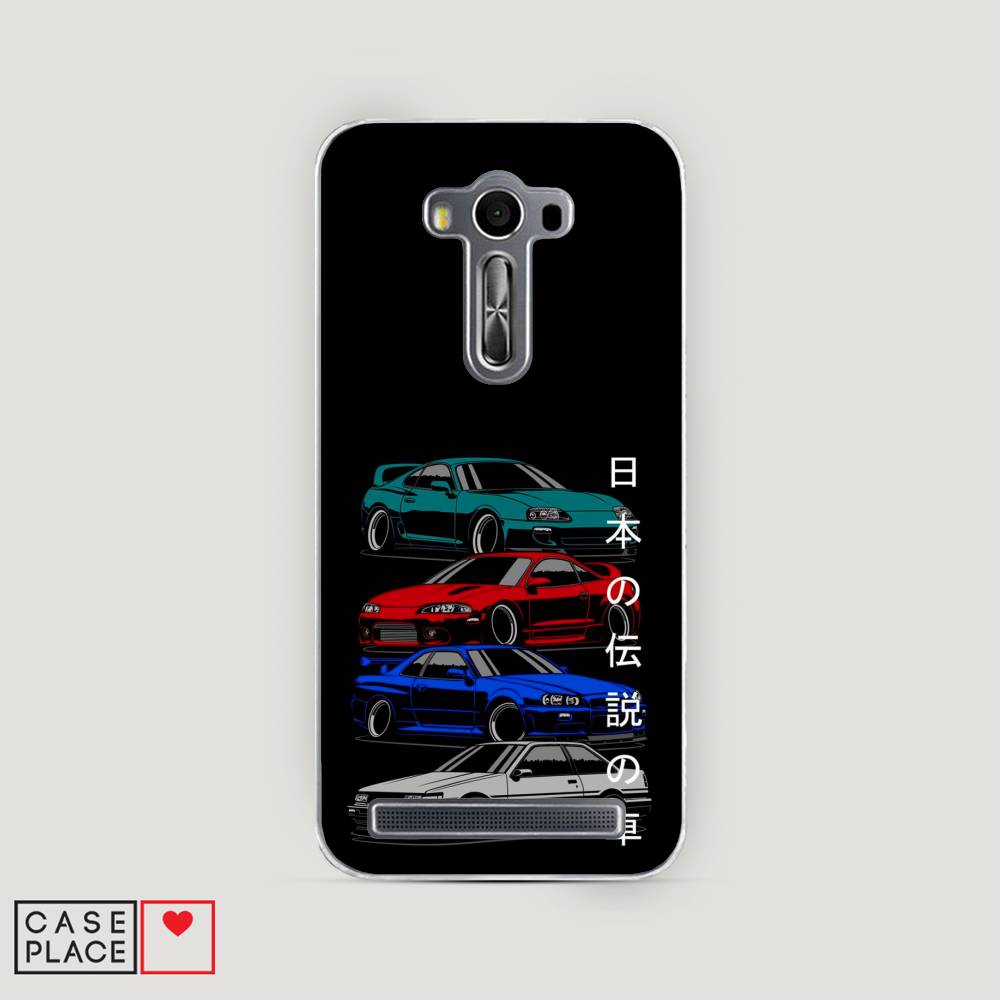 

Чехол Awog на Asus Zenfone 2 Laser ZE550/551KL "JDM Legend cars", Зеленый;красный;синий, 40250-5