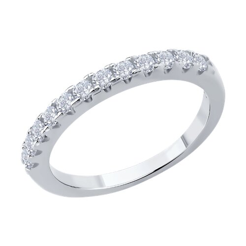 

Кольцо из серебра р. 17 SOKOLOV 94014234-91, фианит, 94014234-91