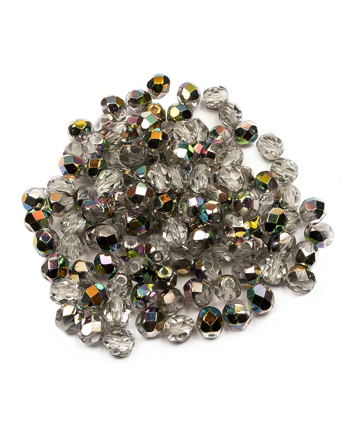 

Чешские бусины, Fire Polished Beads, ганеные, 6 мм, цвет: Crystal Vitrail, 120шт, Разноцветный, FP-6