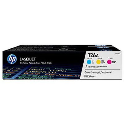 Картридж для лазерного принтера HP 126A (CF341A) цветной, оригинал