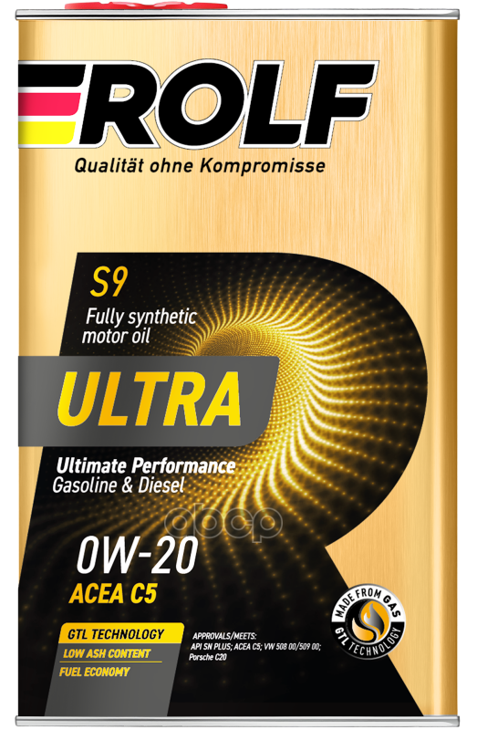 

Rolf Ultra 0W20 C5 SN plus 1л металл 1шт