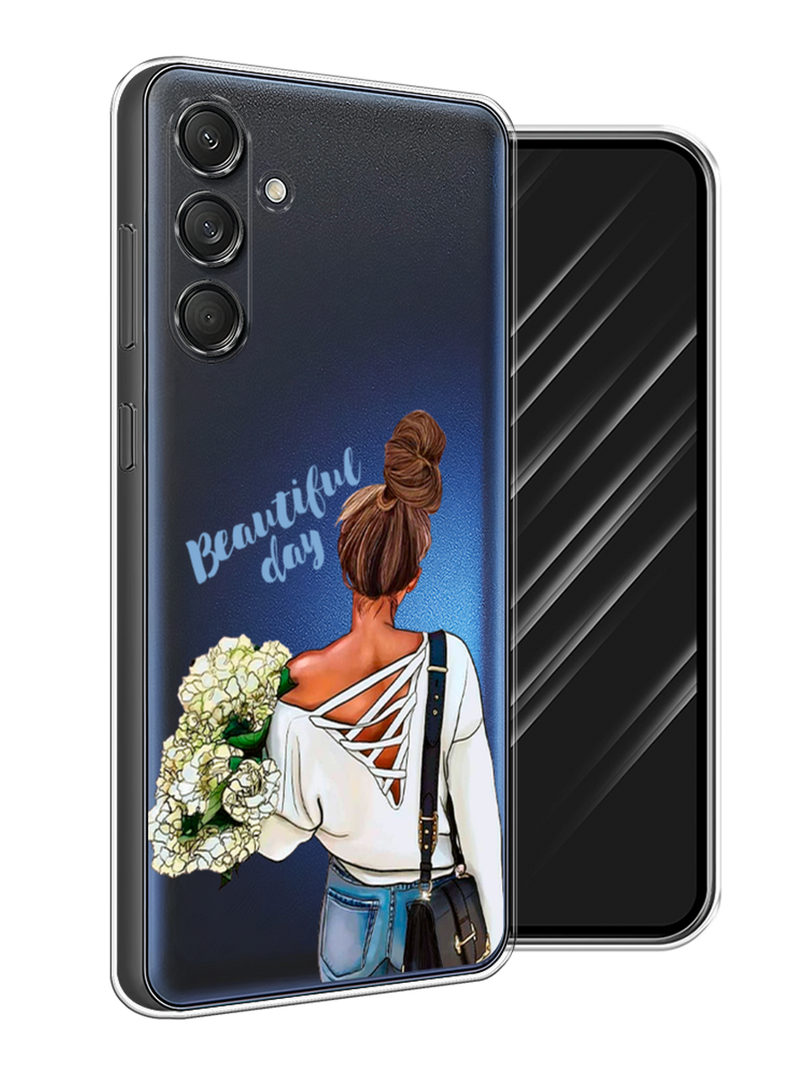 

Чехол Awog на Samsung Galaxy M55 "Beautiful day vector", Коричневый;белый;зеленый, 2109650-1