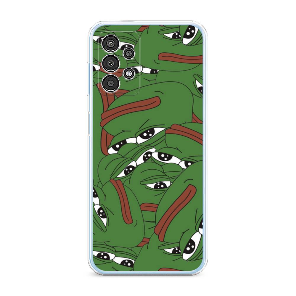 

Чехол Awog на Samsung Galaxy A13 / Самсунг A13 "Печальный frog", Зеленый;белый, 2104850-9
