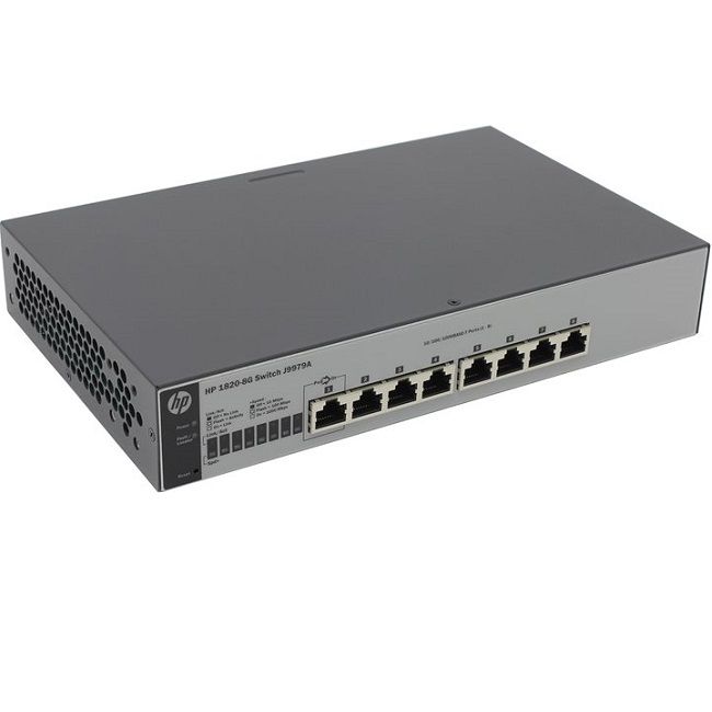 

Коммутатор HP OfficeConnect 1820 1820-8G J9979A Grey/Black, 1820-8G