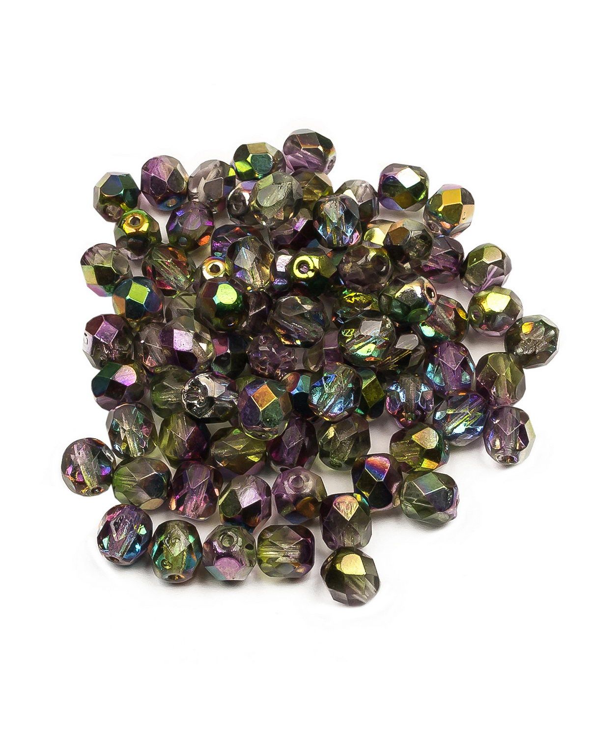 

Чешские бусины, Fire Polished Beads, ганеные, 6 мм, цвет: Crystal Magic Orchid, 80шт, Разноцветный, FP-6