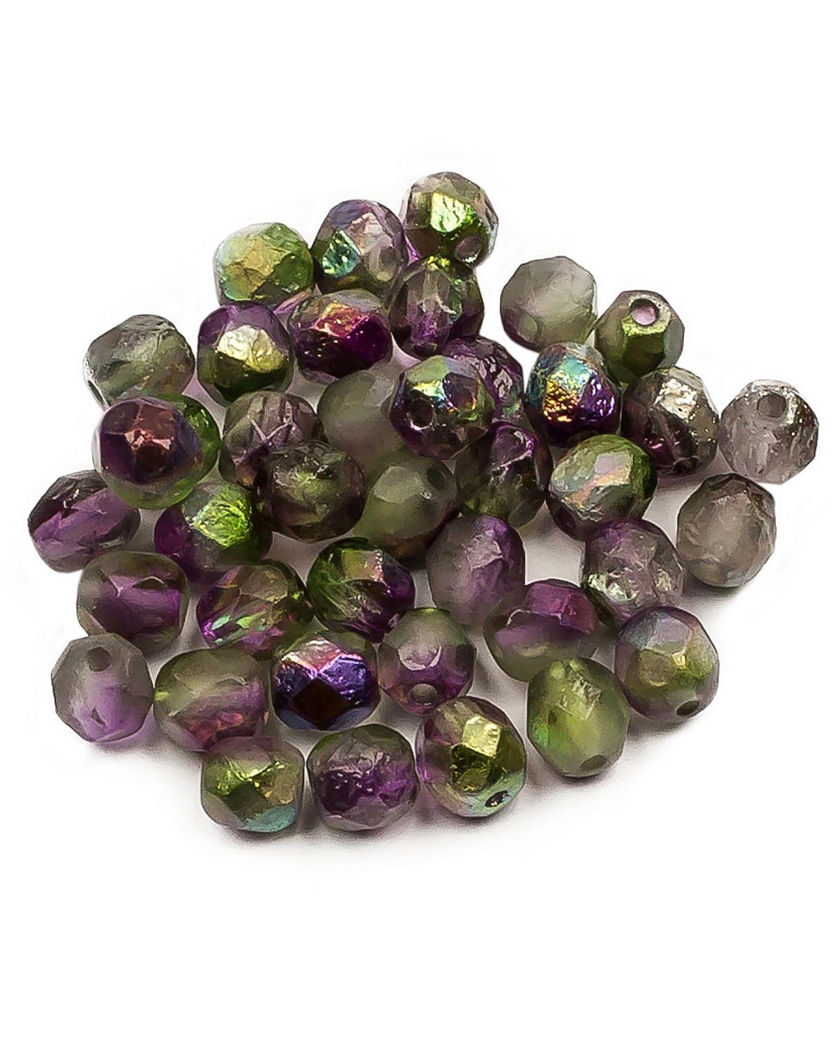 

Чешские бусины, Fire Polished Beads, ганеные, 6 мм Crystal Etched Magic Orchid, 40шт, Разноцветный, FP-6