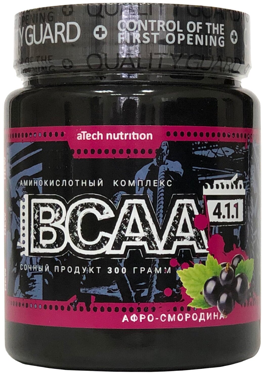 

aTech Nutrition 4:1:1 Сочный продукт BCAA 300 г, афро-смородина, BCAA 4:1:1