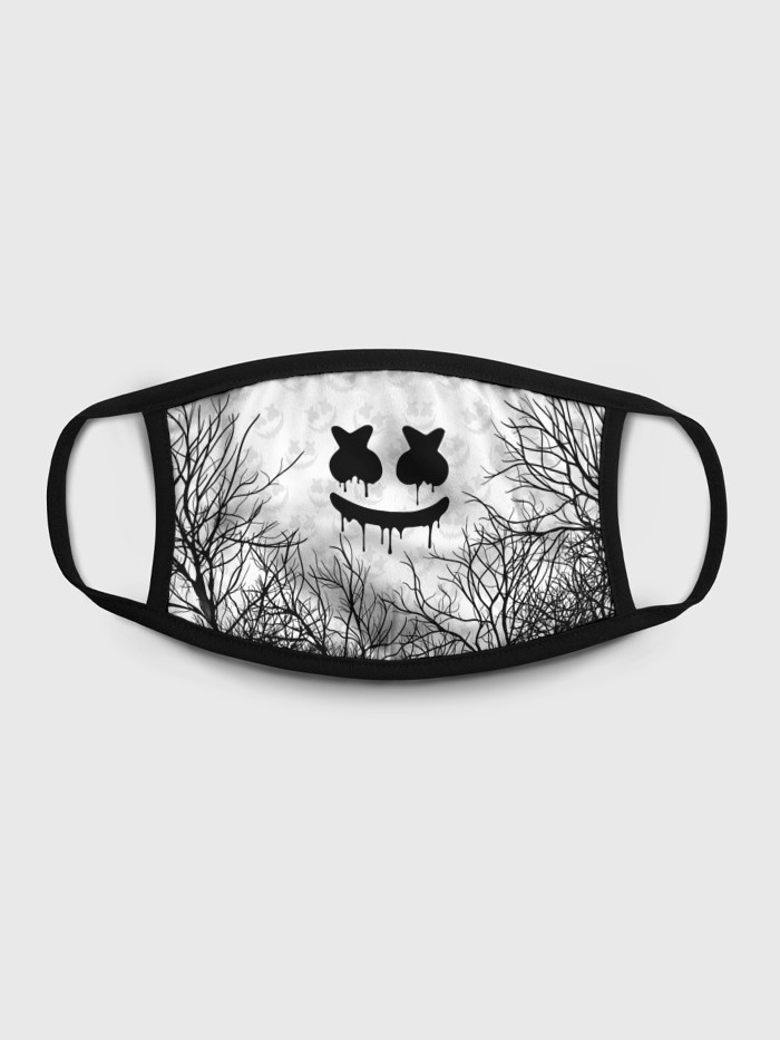 

Многоразовая маска унисекс Burnettie Marshmello Halloween, Разноцветный, Marshmello Halloween