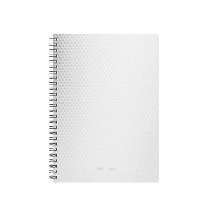 

Тетрадь 80л. в клетку на спирали ErichKrause Total White, белая