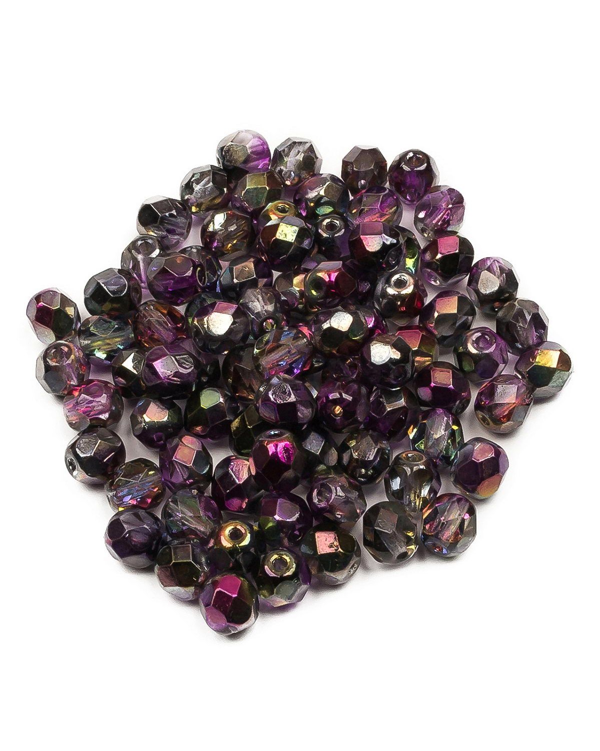 

Чешские бусины, Fire Polished Beads, ганеные, 6 мм, цвет: Crystal Magic Purple, 80шт, Розовый, FP-6