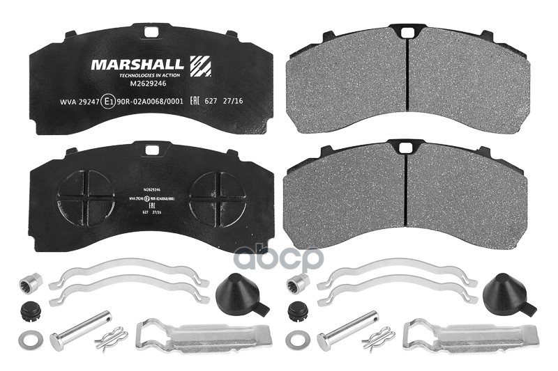 

Колодки Торм К-Т Hcv MARSHALL арт. M2629246