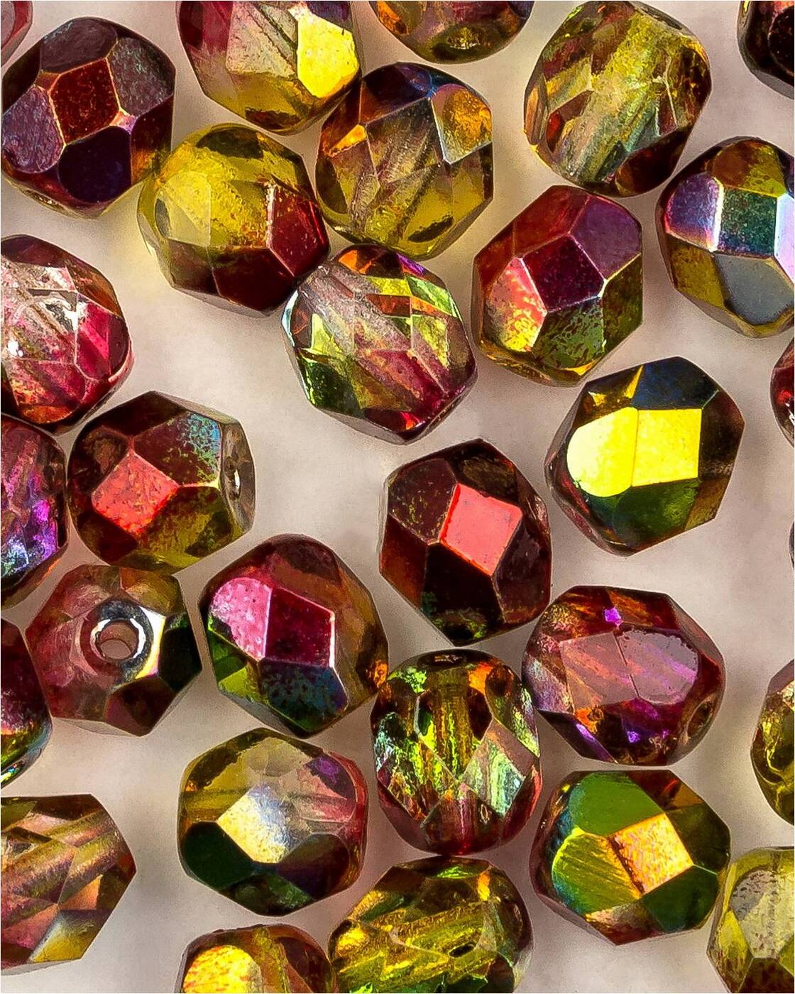 

Чешские бусины, Fire Polished Beads, ганеные, 6 мм, цвет: Crystal Magic Apple, 120шт, Разноцветный, FP-6