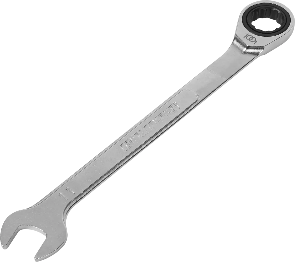 Ключ комбинированный с трещоткой Gross 14849 11 мм комбинированный трещоточный ключ gross