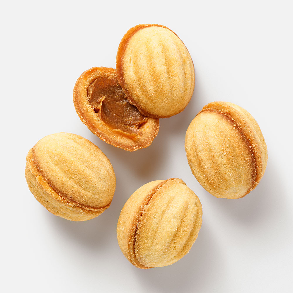 Печенье Самокат, орешки, с варёной сгущёнкой, 80 г