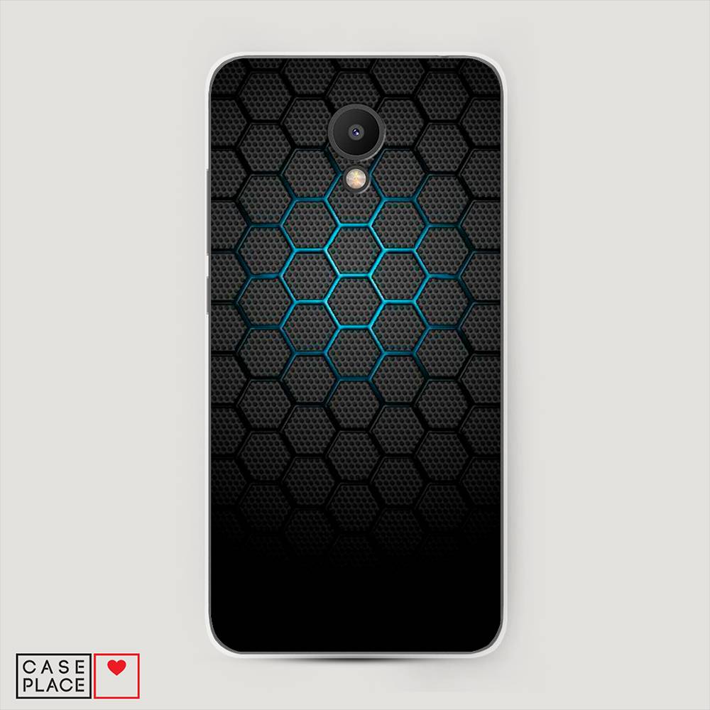 

Чехол Awog "Бирюзовые соты" для Meizu M6S, 72450-3